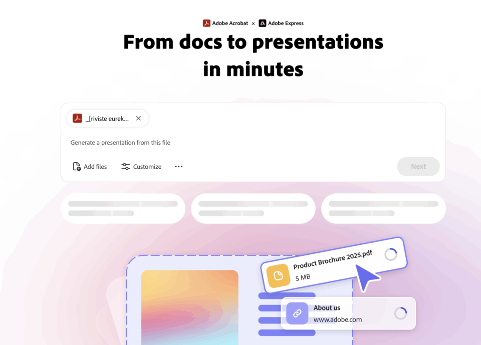 Scopri come usare Adobe Express per creare presentazioni con l’Intelligenza Artificiale partendo da testo o PDF. Guida pratica per insegnanti e formatori.